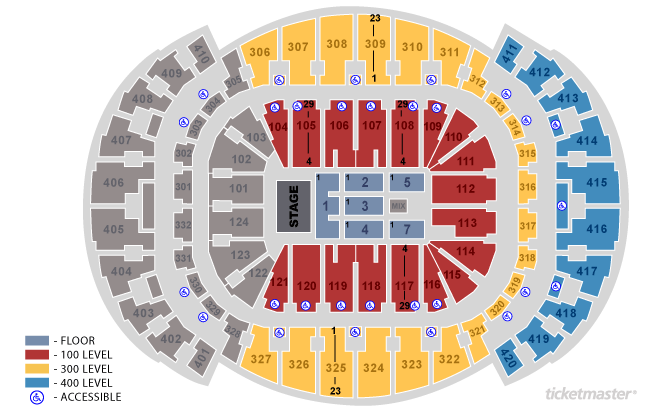 Seating Charts AmericanAirlines Arena